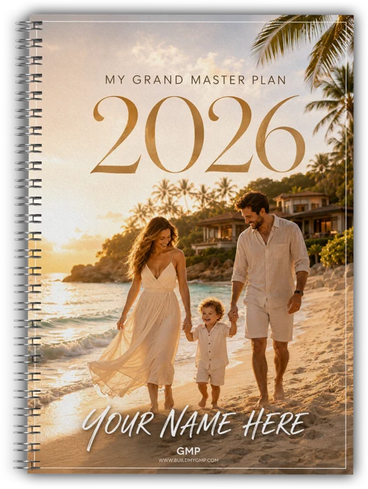 The printed Grand Master Plan 2026 planner